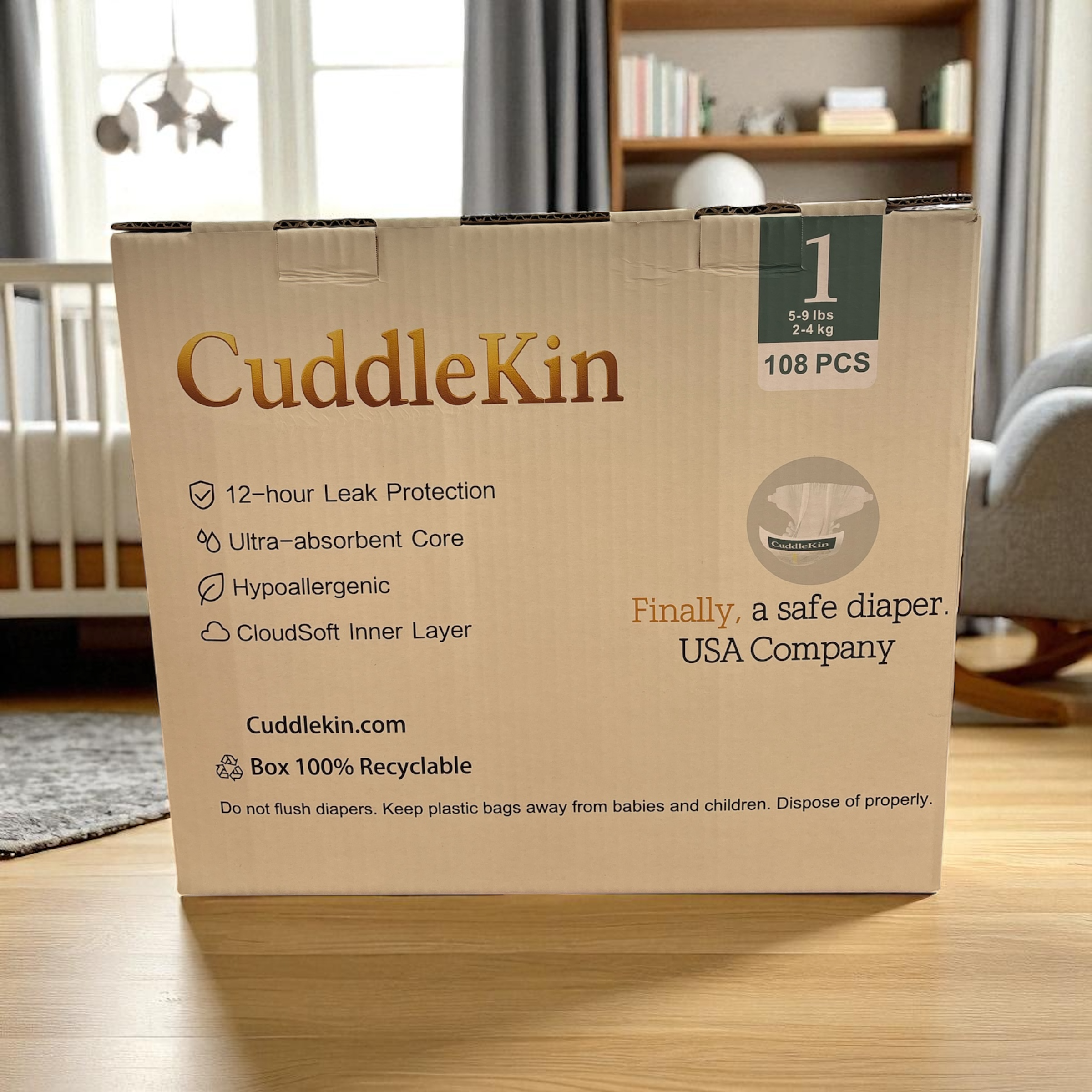 Cuddle-Kin Plant Diapers - Guaranteed Rash & Leak-Free