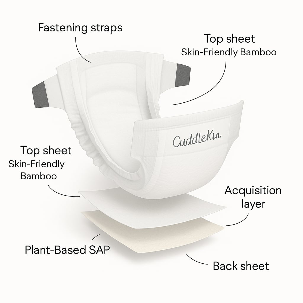 Cuddle-Kin Plant Diapers - Guaranteed Rash & Leak-Free