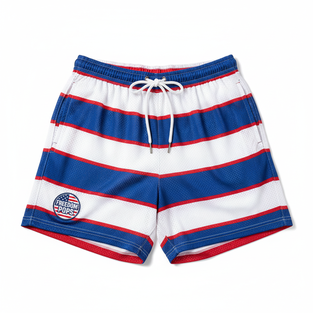 Freedom Pops Mesh Lifestyle Baseball Shorts