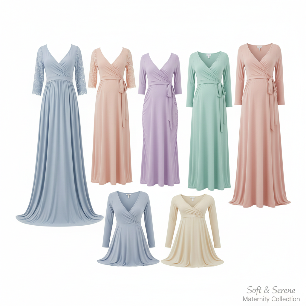Robe de grossesse élégante et confortable