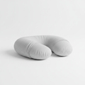 Coussin de maternité en U gris doux